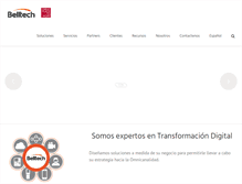 Tablet Screenshot of belltech.cl